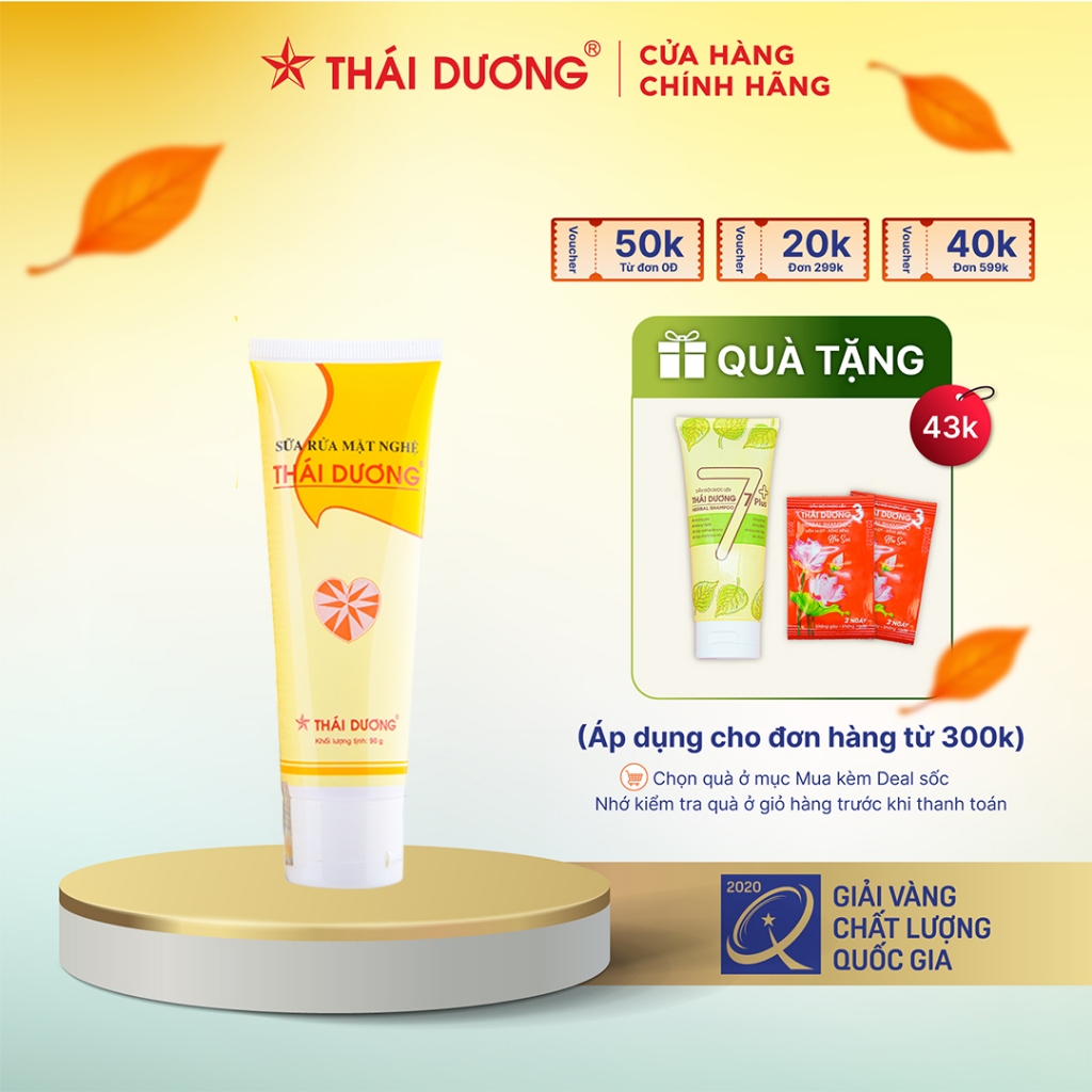 Sữa rửa mặt nghệ sạch mụn, ngừa vết thâm Thái Dương 90g - Sao Thái Dương