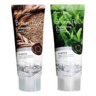 Sữa rửa mặt 3w clinic trà xanh / 3w clinic lúa mạch 100 ml