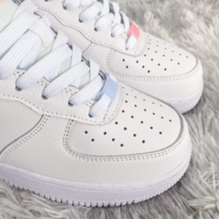 Giày_Nike AF1 Vệt Xanh Hồng, Giày Air Force 1 Xanh Hồng Nam Nữ Hàng Cao Cấp