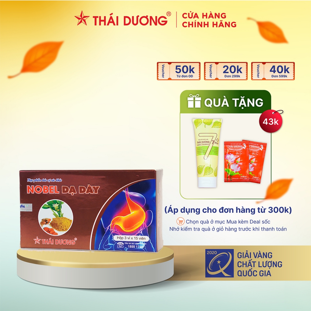 Viên uống Nobel Dạ Dày hộp 45 viên - Sao Thái Dương