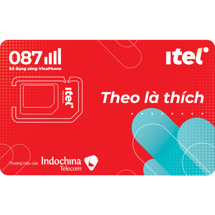 Sim ITEL  3gb/ngày data không giới hạn