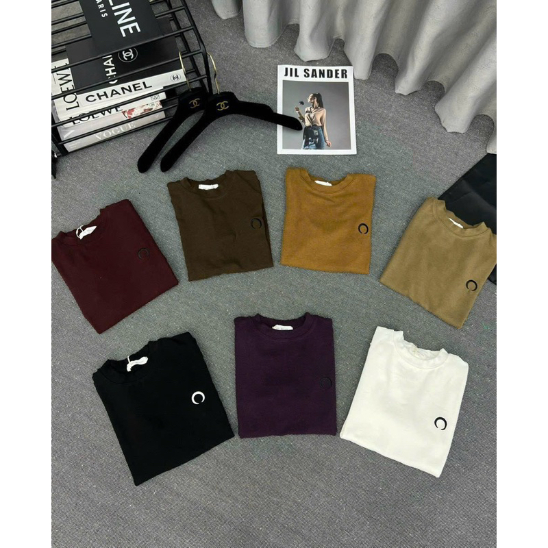 Áo thun cổ 3 phân