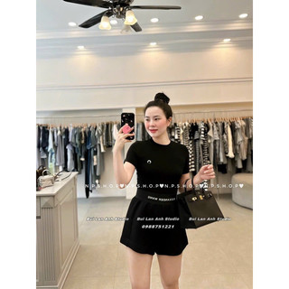 Áo thun cổ 3 phân