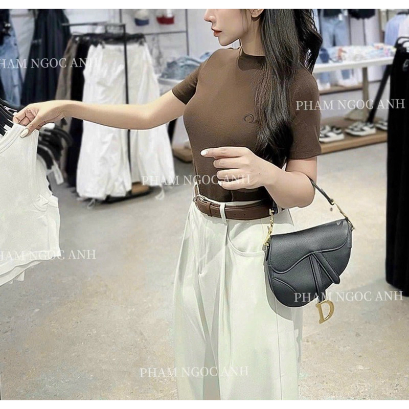 Áo thun cổ 3 phân