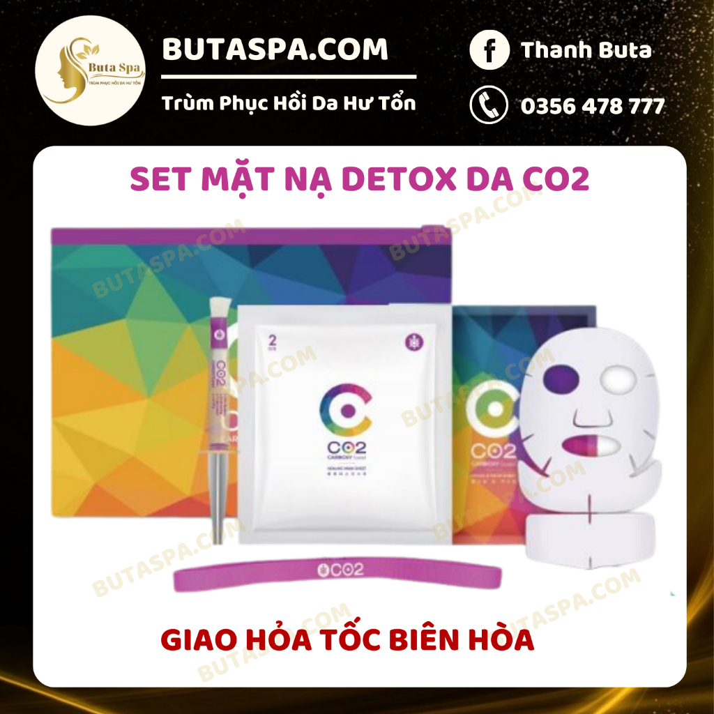 SET MẶT NẠ DETOX DA CO2