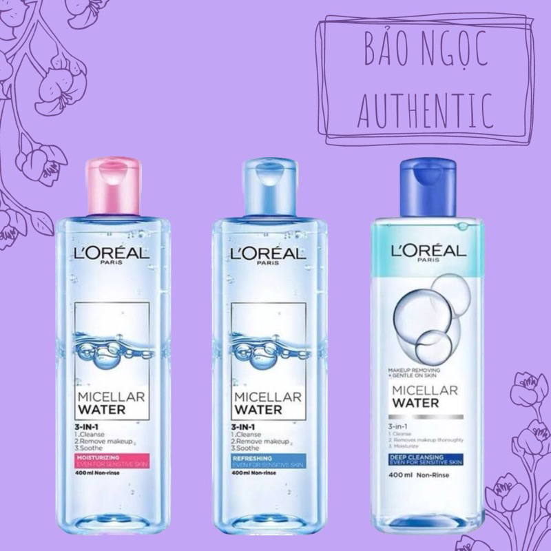 Tẩy trang loreal 400ml