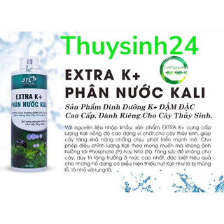 Phân nước Extra K+ TL Total Life | cung cấp K Kali dinh dưỡng cao cấp cho cây thuỷ sinh phát triển tốt