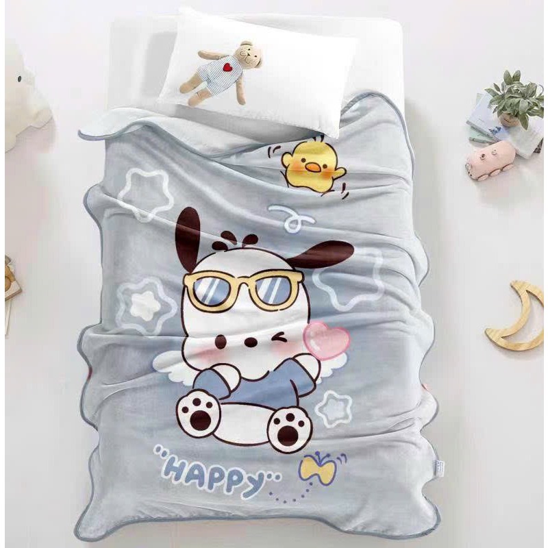 Chăn lông tuyết cho bé size 1mx1m4