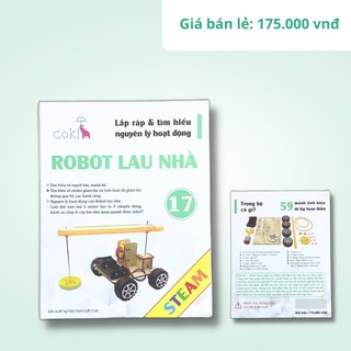 Robot lau nhà - Đồ chơi khoa học STEM / STEAM lắp ráp
