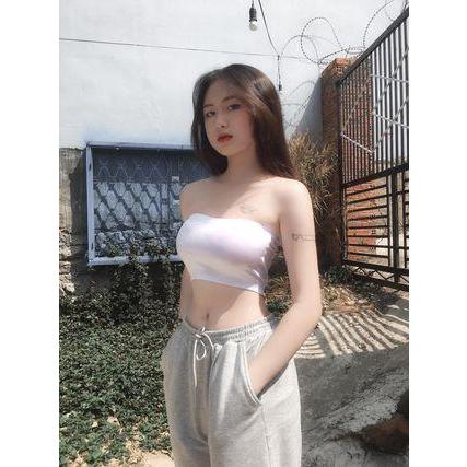 Áo Lovito tay 3/4 cổ vuông nhún bèo màu trơn cơ bản cho nư 124