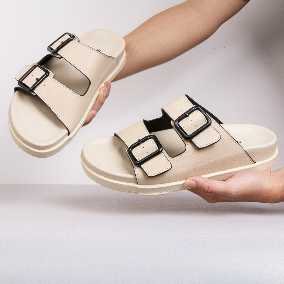 Dép Sandal Nam Unisex Đế Tăng Chiều Cao Sola Quai MicroFiber Chống Nước - Thương Hiệu Steeler