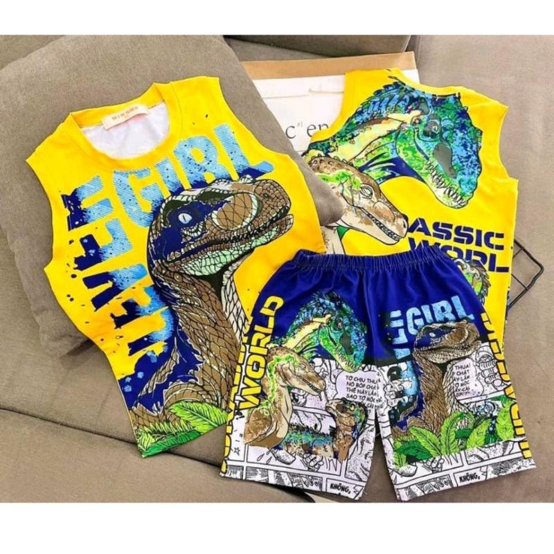 BỘ ĐỒ BÉ TRAI IN HÌNH 3D HOT TREND