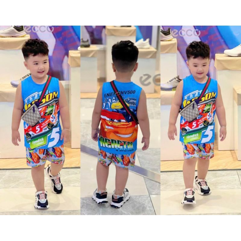 BỘ ĐỒ BÉ TRAI IN HÌNH 3D HOT TREND