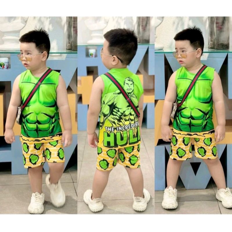 BỘ ĐỒ BÉ TRAI IN HÌNH 3D HOT TREND