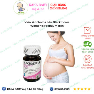 Viên sắt cho bà bầu Blackmores Women’s Premium Iron 30 viên của Úc
