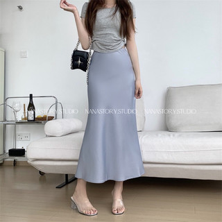 Chân Váy Lụa Đuôi Cá Siêu Tôn Dáng, Chân Váy Lụa Dài