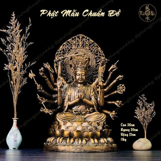 Tôn tượng phật mẫu chuẩn đề bồ tát - tượng đồng thờ cúng