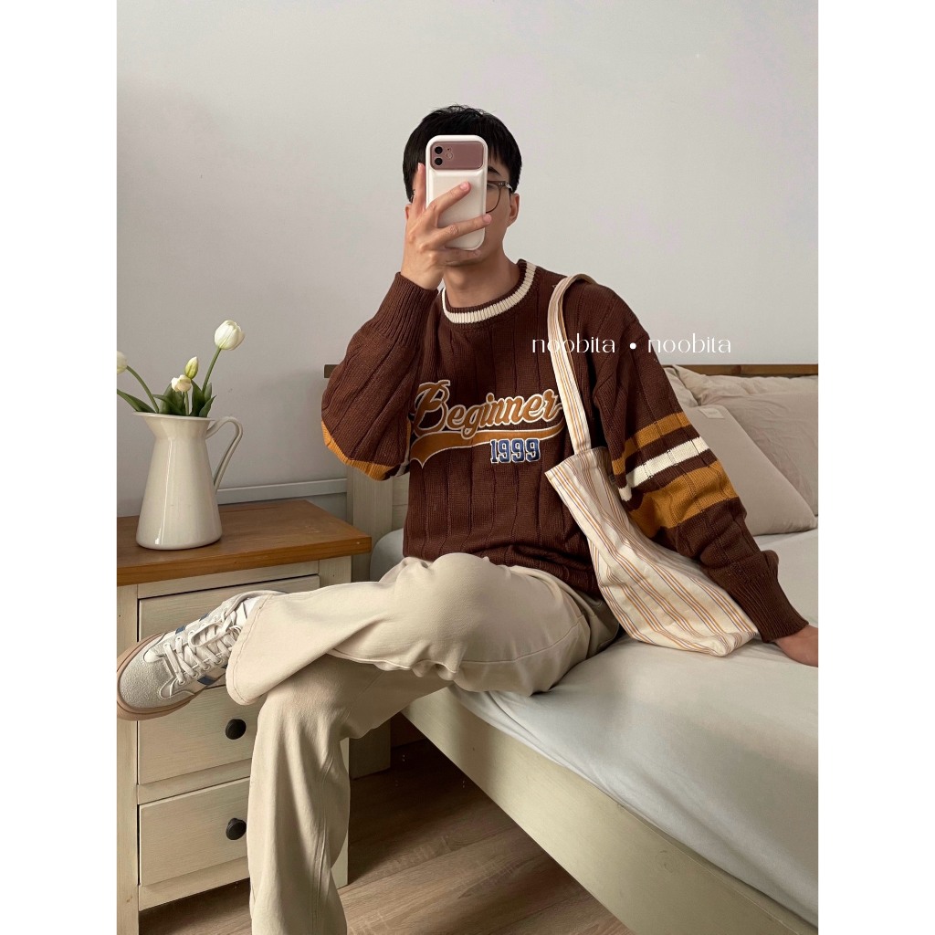 NOOBITA - Sweater len BEGINNER 8044