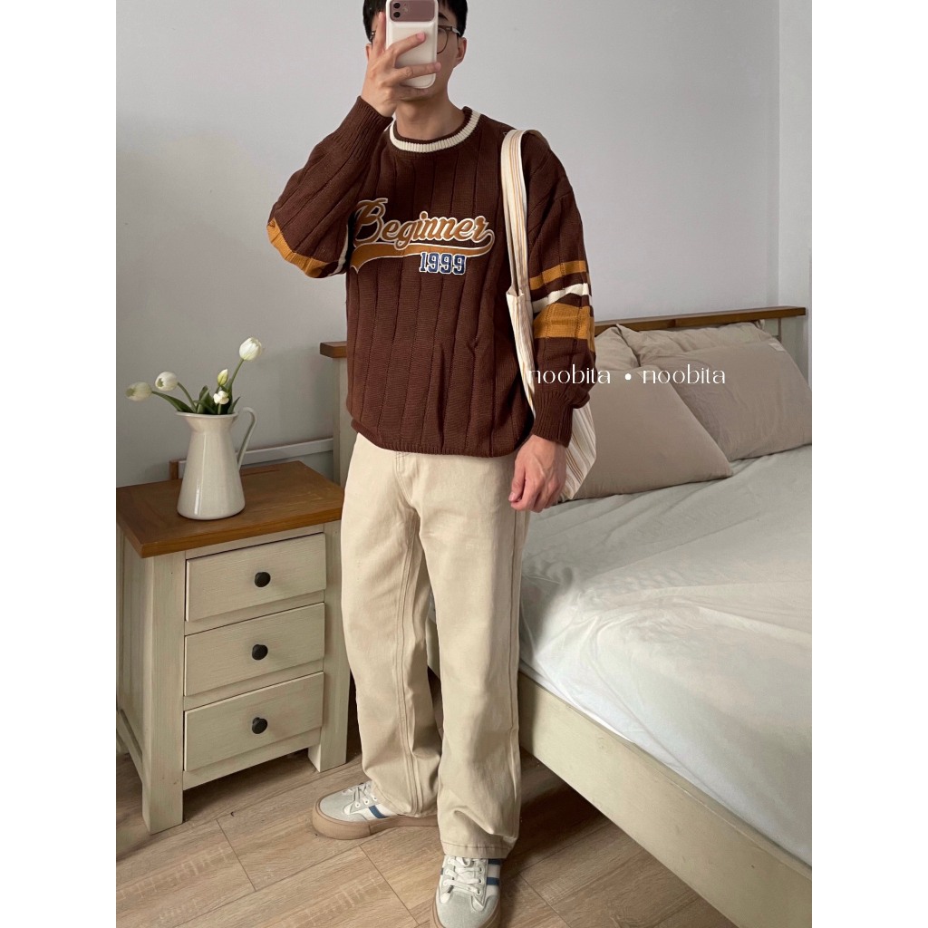 NOOBITA - Sweater len BEGINNER 8044