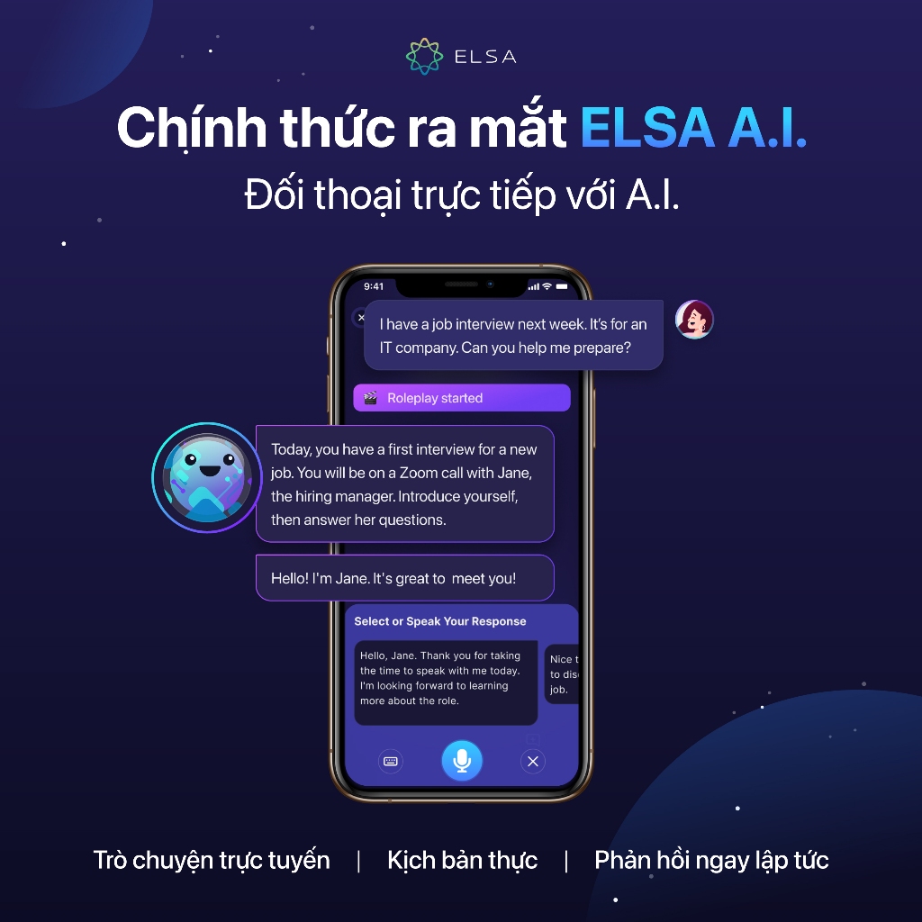 Trọn bộ ELSA Premium bao gồm ELSA Pro, ELSA AI và Speech Analyzer - 1 năm