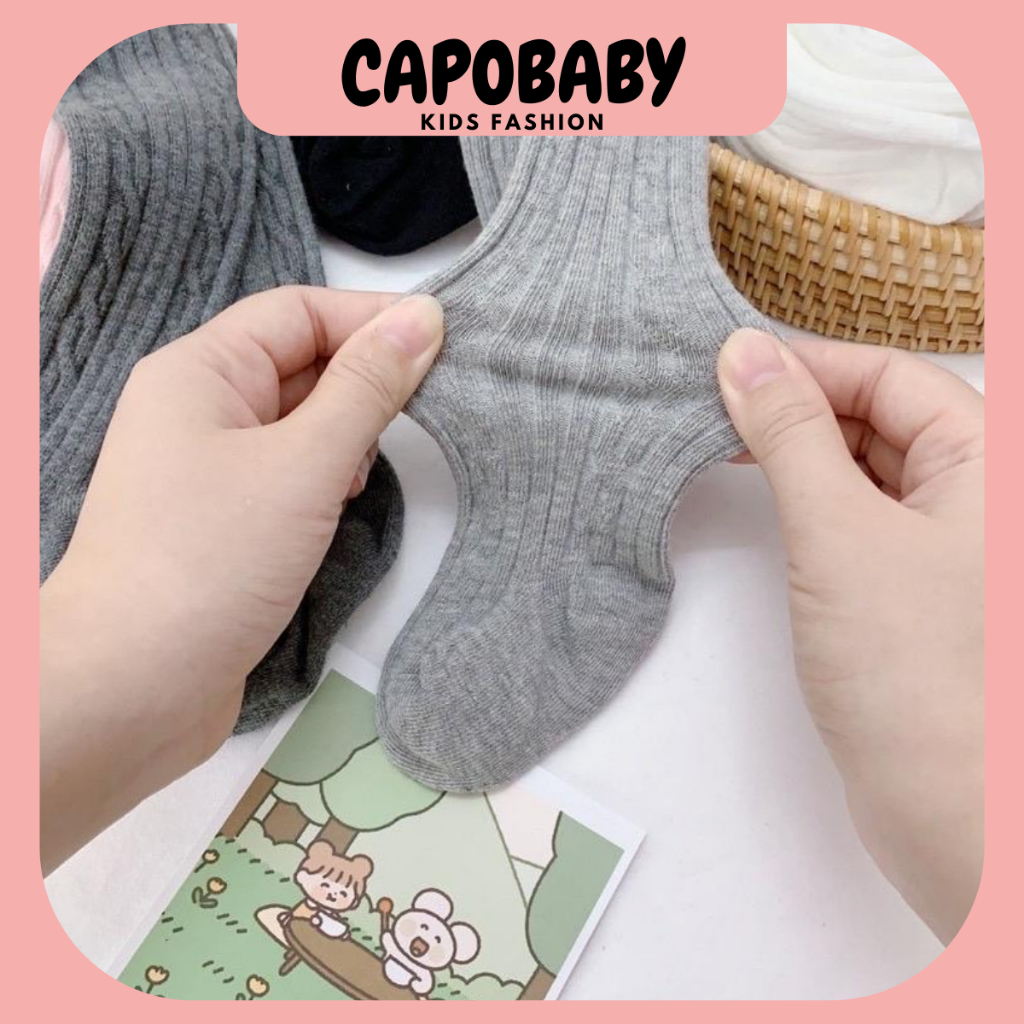 Quần Tất Len ,Leggings có bàn xuất hàn chất len thừng siêu cute cho bé 6m-4y