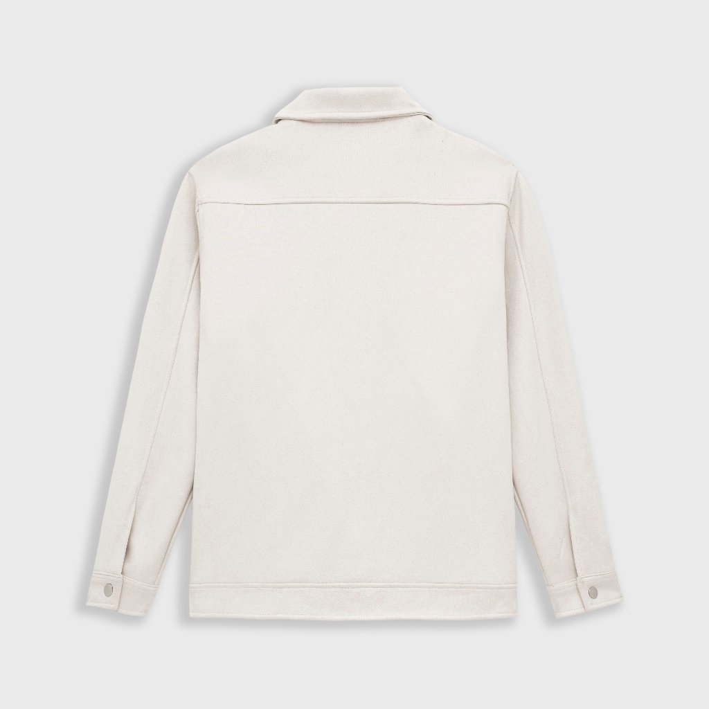 Áo khoác Da Lộn nam TOPGU cao cấp dày đẹp 3 lớp cúc bấm kim loại