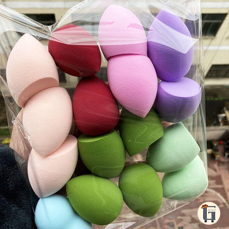 Mút trang điểm hình giọt nước,Mút tán kem nền dành cho mọi loại da - 1 hộp 4 Mút