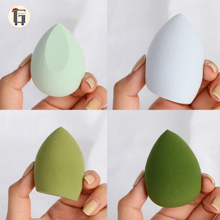 Mút trang điểm hình giọt nước,Mút tán kem nền dành cho mọi loại da - 1 hộp 4 Mút
