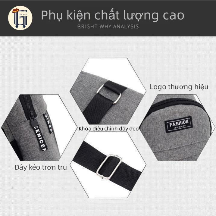 Túi đeo chéo nam,Chống trầy xước và Chống thấm nước,hàng sẵn kho tại HCM