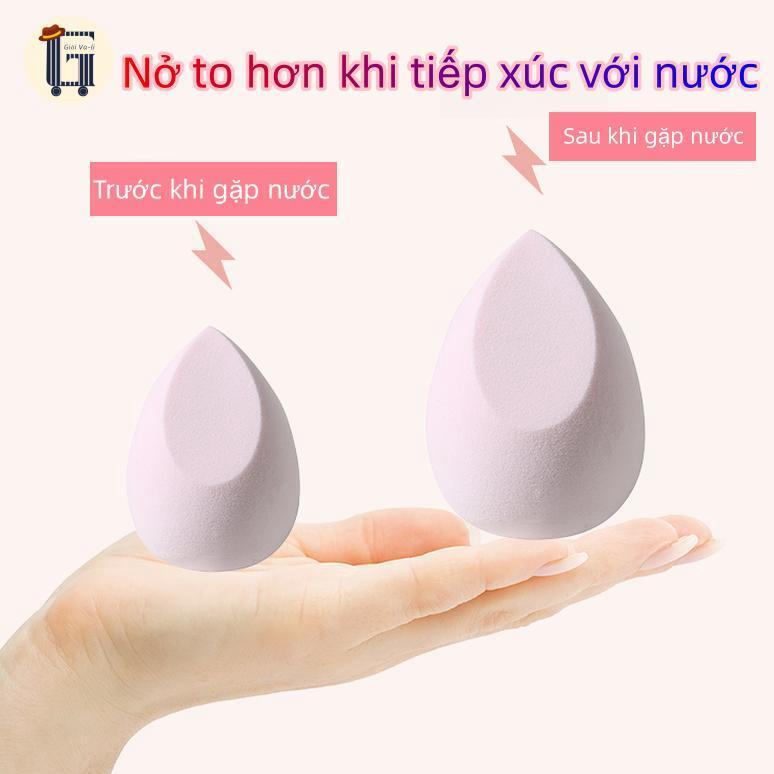 Mút trang điểm hình giọt nước,Mút tán kem nền dành cho mọi loại da - 1 hộp 4 Mút