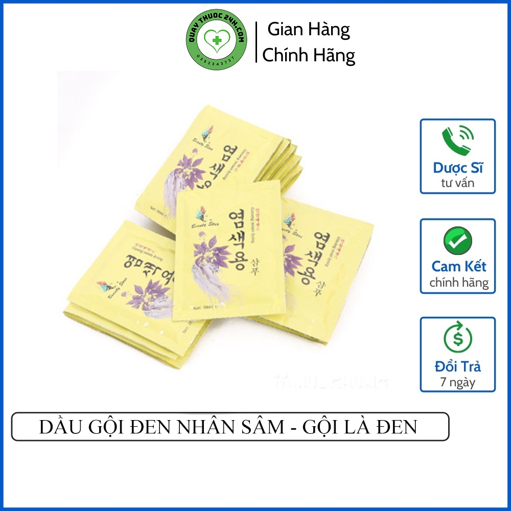 DẦU GỘI ĐEN NHÂN SÂM - GỘI LÀ ĐEN