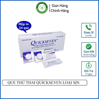 Que thử thai quickseven loại sịn