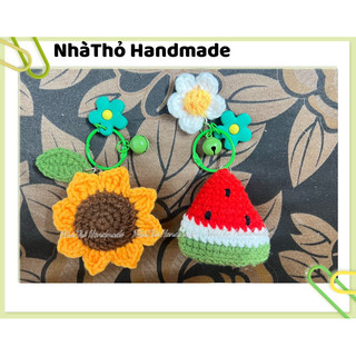 Móc khoá len hoa hướng dương Handmade 🌻🌻