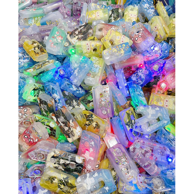 Dao Vô Tri Trong Suốt, Dao Cà Rốt 3D Có Đèn Mẫu Thú Sarino, Siêu Nhân Hot Trend Cho Bé