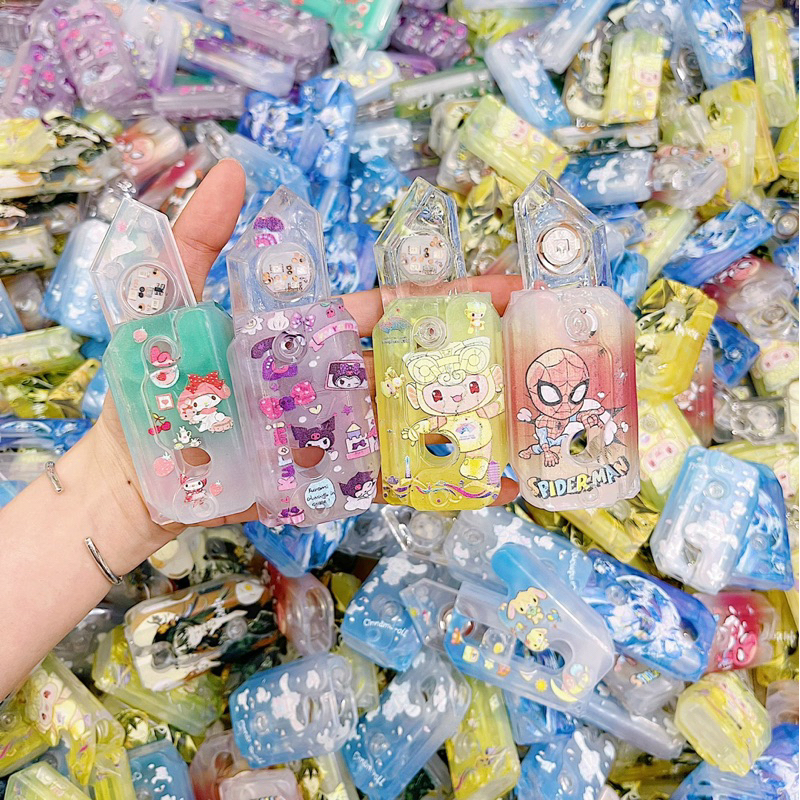 Dao Vô Tri Trong Suốt, Dao Cà Rốt 3D Có Đèn Mẫu Thú Sarino, Siêu Nhân Hot Trend Cho Bé