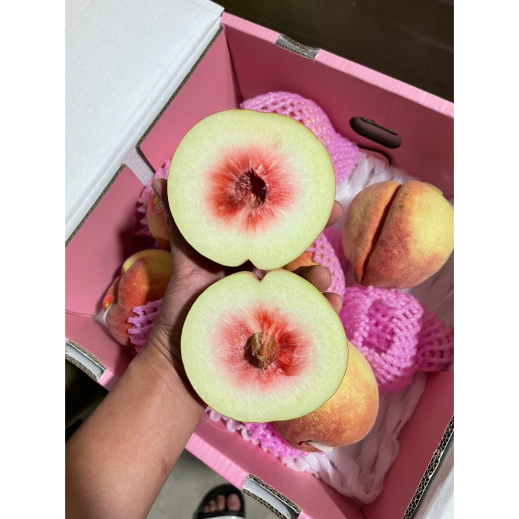 Đào Tuyết Lệ Giang-Giòn thơm, ngọt, cuống tươi => HÀNG MỚI VỀ "thanhfruittraicaynhapkhauQ12"