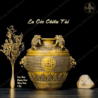 Lu Tứ Thiềm Thừ - Hũ Cóc Chiêu Tài Bốn Phương - Vật Phẩm Đồng Phong Thủy