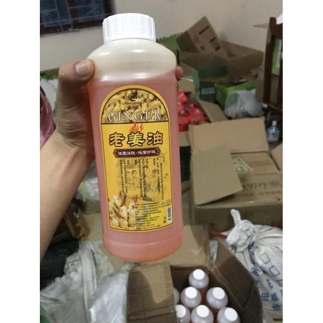 Dầu massage toàn thân Gừng Hương Nhu chai 1000ml