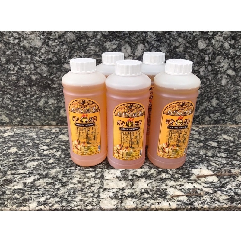 Dầu massage toàn thân Gừng Hương Nhu chai 1000ml