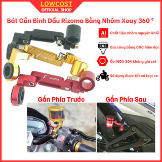 Bát gắn bình dầu Rizoma chất liệu nhôm chắc chắn