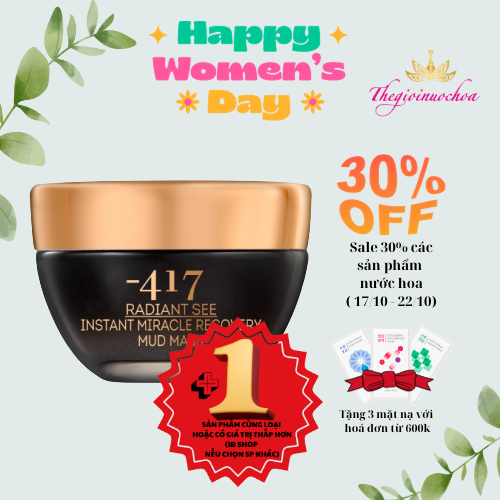 Mặt nạ bùn khoáng phục hồi da -417 RADIANT SEE - INSTANT MIRACLE RECOVERY MUD MASK