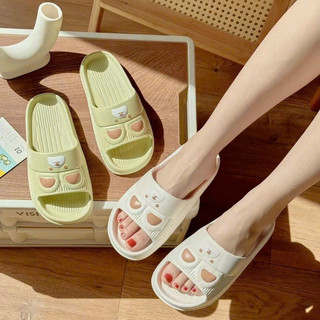  Dép quai ngang gấu đi biển đi trong nhà có đế chống trơn chống trượt êm chân hot 2023