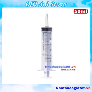 [50cc] Xilanh Bơm Truyền Thức Ăn, Rửa Mũi Cho Bé
