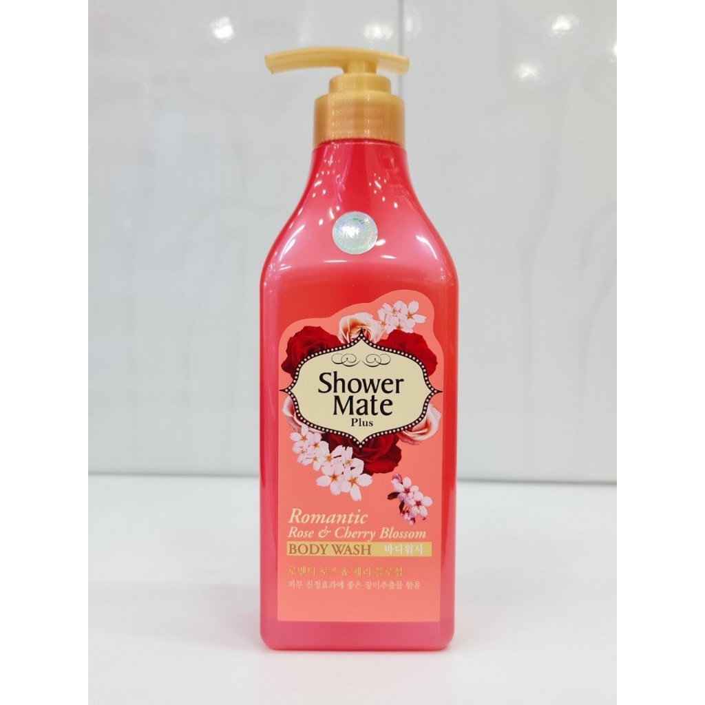 Sữa tắm cao cấp Hàn Quốc Shower Mate Rose & Cherry Blossom tinh chất hoa hồng và hoa anh đào 550G