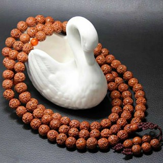  VÒNG CHUỖI 108 HẠT BỒ ĐỀ KIM CANG NEPAL TỰ NHIÊN MÀI NHẴN 12ly 