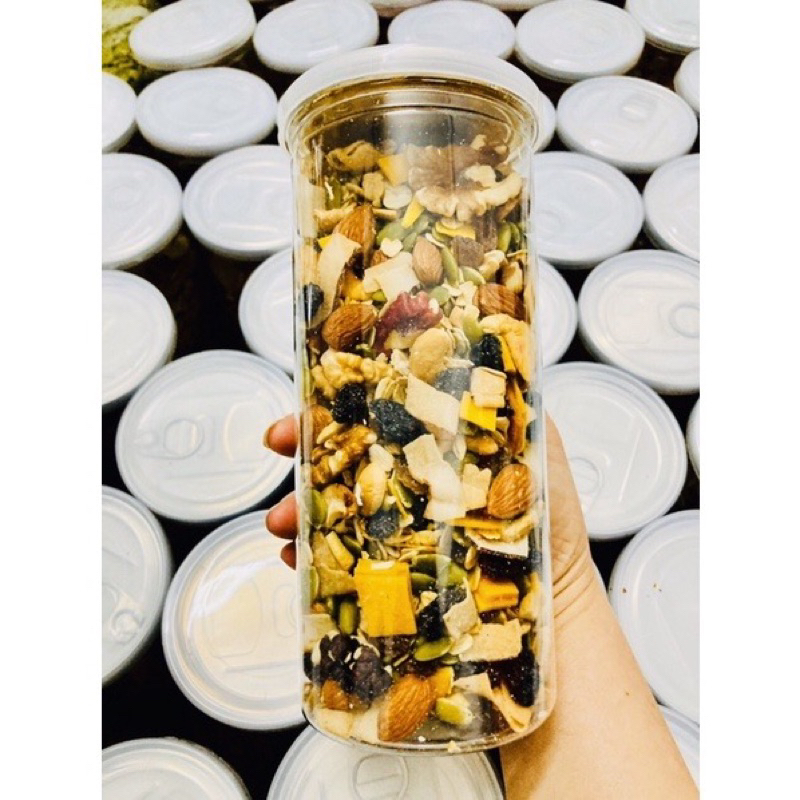 Granola ăn kiêng giòn thơm ít ngọt