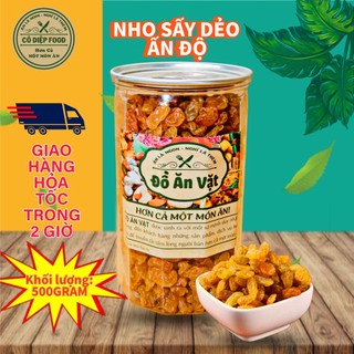 Nho Khô Sấy Dẻo Ấn Độ Loại 1 [FREE SHIP] TỪ ĐƠN 50K, [Loại Đặc Biệt] Hàng Ngon Nhà Làm