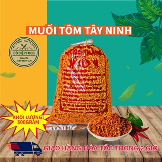 Muối Tôm / Muối Ớt Tây Ninh Loại 1 Túi 500Gram⚠️Lẻ = Sỉ ⚠️[FREE SHIP]TỪ ĐƠN 50K, [Loại Đặc Biệt] Hàng ngon nhà làm