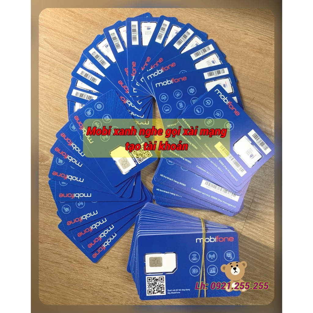 Sim MOBI xanh 4G nghe gọi xài mạng giá rẻ