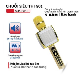 Loa cầm tay hát karaoke blutooth YS91, micro karaoke bluetooth hút giọng
